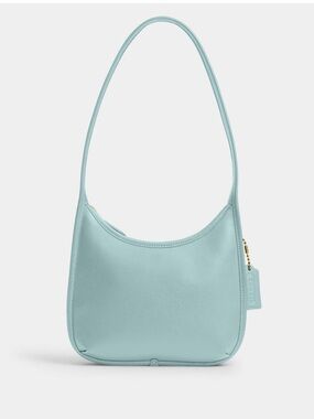 Coach Mint Blue/ Teal glove tanned Leather Shoulder Re-Edition shoulder Bag